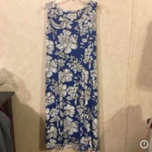 Blue Floral Dress